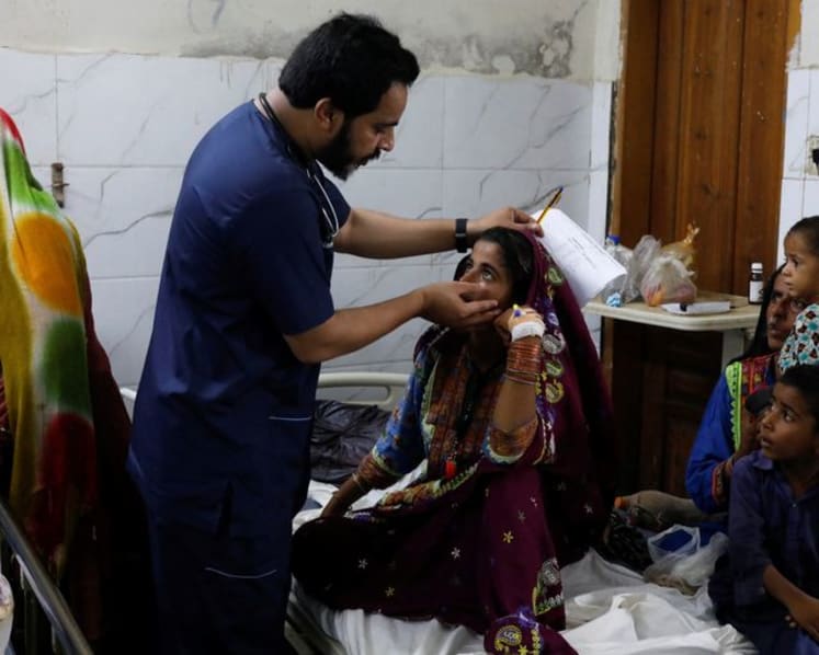 ‘What can we do?’: Waterborne diseases continue plaguing Pakistan 2 years after devastating floods