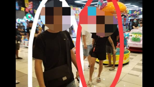 疑因碰撞起争执 狮城男新山商场被指打人