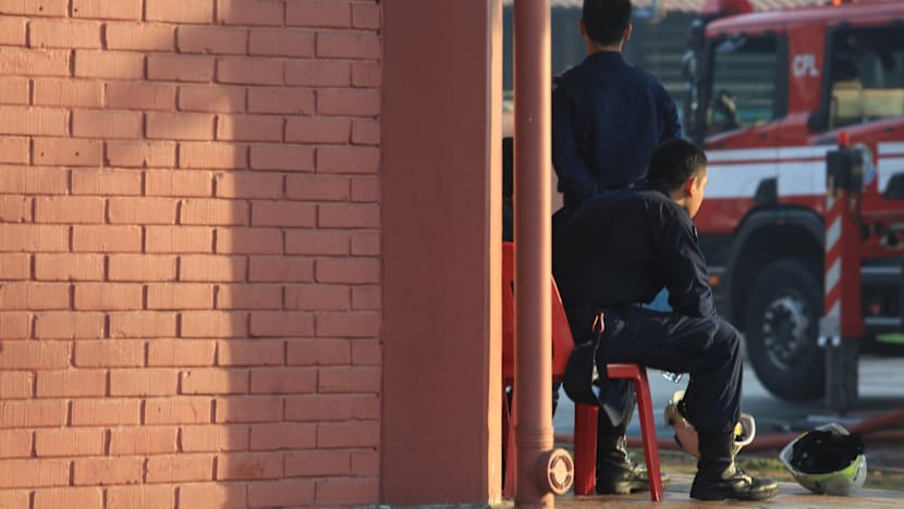 Massive fire put out at Toa Payoh Industrial Park