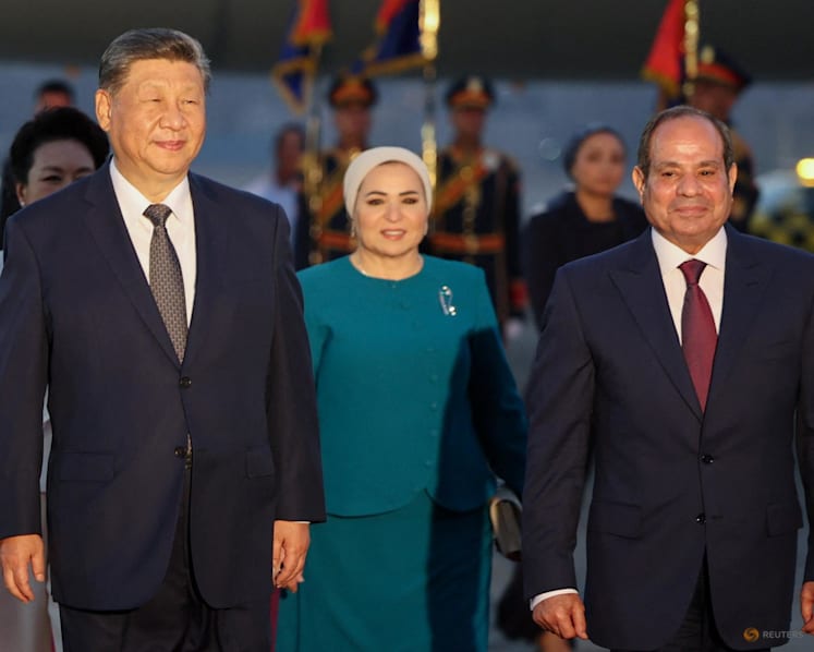 China's Xi to hold talks with Egypt's Sisi in rare visit to country
