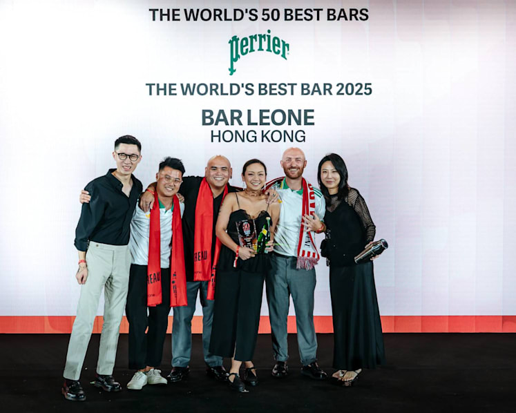 World’s 50 Best Bars 2025: Hong Kong’s Bar Leone is No 1,  Singapore’s Jigger & Pony is in top 10