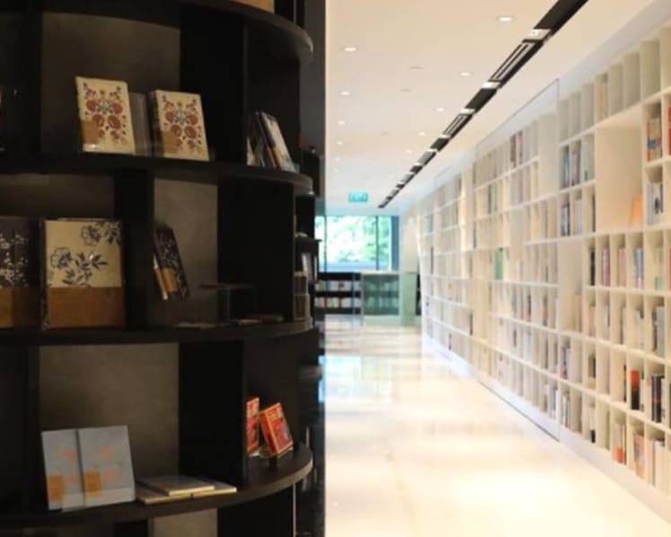 There's a bookstore in Orchard Road again – and it also has a cafe and art gallery
