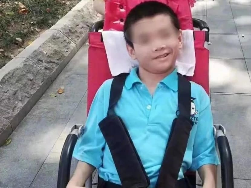 Yan Cheng (pictured), his father and brother were in Huajiahe for Chinese New Year.