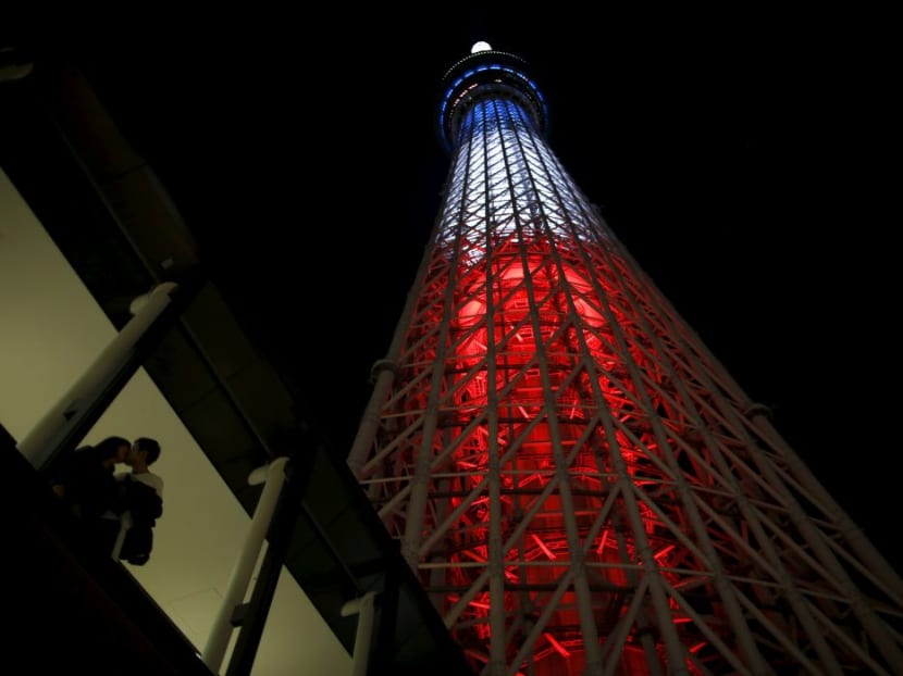 The operator of the Tokyo Skytree, a 634-metre-high tower that is a major tourist attraction, says there were no problems with any of the tower's shock absorbers.