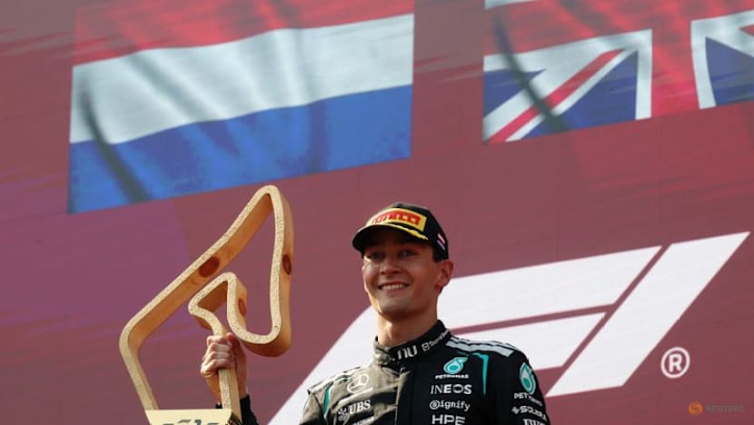 Thirsty Russell wins in Austria to trim Antonelli's lead