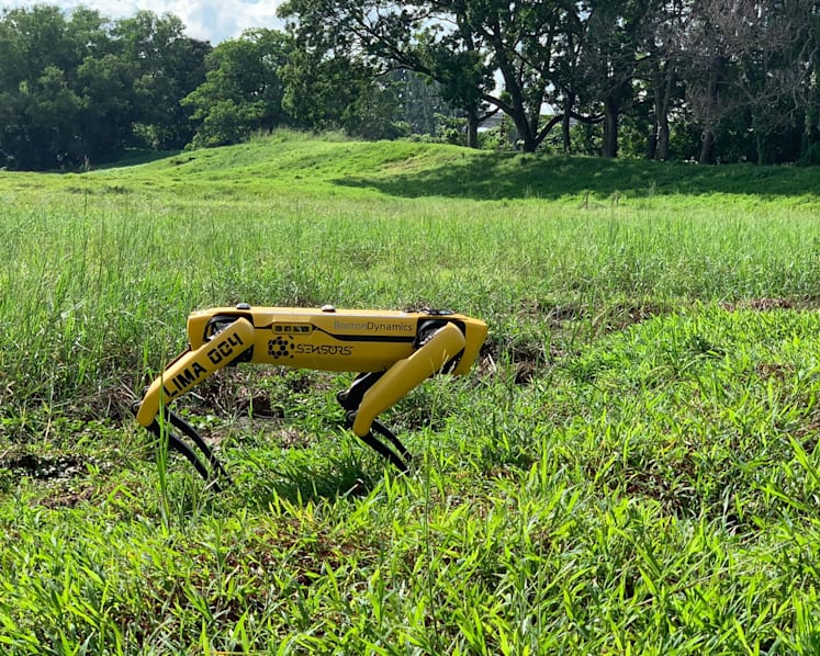 Four-legged robot goes on trial at Bishan-Ang Mo Kio Park to promote safe distancing