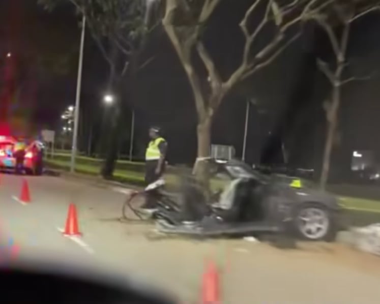 Man, 26, dies after accident along CTE; video shows car ripped in half
