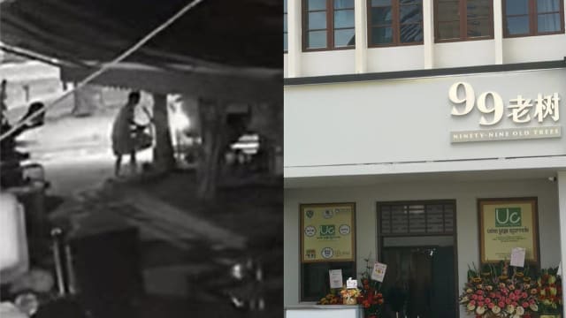 深夜到榴梿店偷窃 大叔偷的不是榴梿竟是磅秤