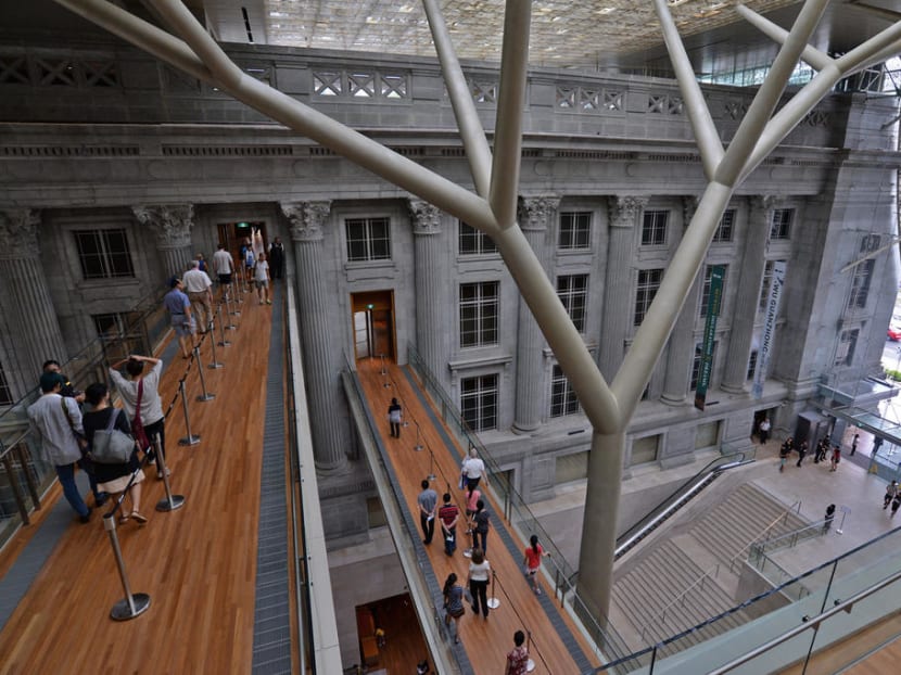 The vouchers can be used at museums and galleries, which are tourist attractions, Minister of State for Trade and Industry Alvin Tan said. The vouchers can be used at museums and galleries, which are tourist attractions, Minister of State for Trade and Industry Alvin Tan said.