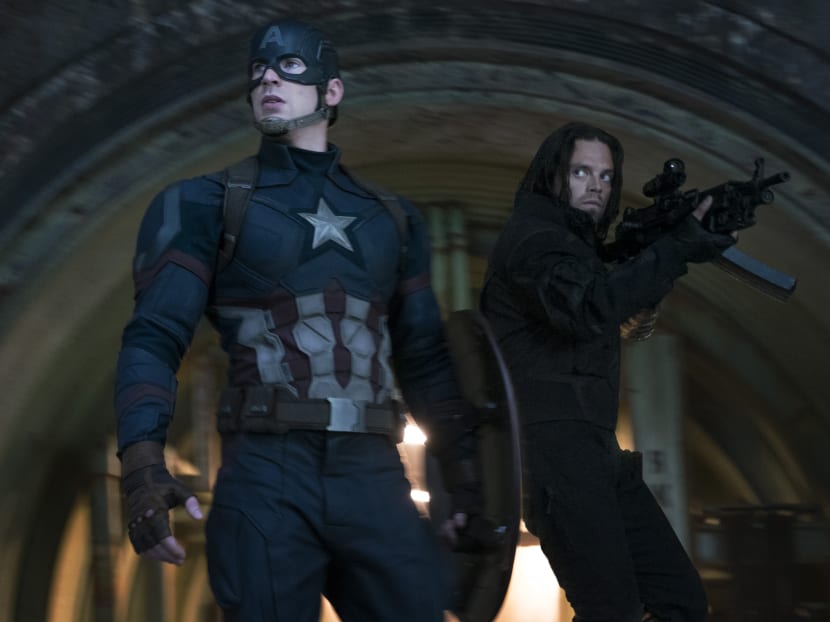 Chris Evans and Sebastian Stan in Captain America: Civil War. Photo: Marvel Entertainment Chris Evans and Sebastian Stan in Captain America: Civil War. Photo: Marvel Entertainment