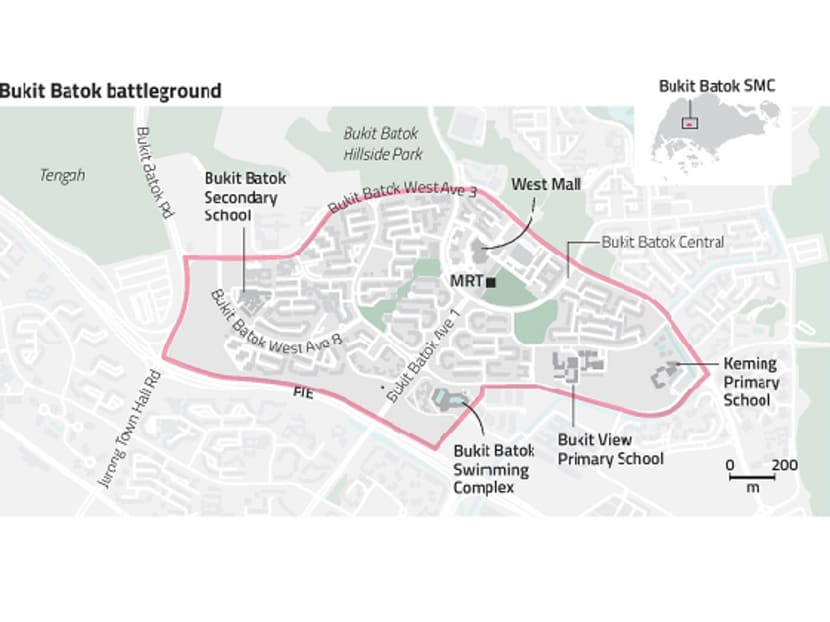 Map of Bukit Batok SMC. Graphic: Adolfo Arranz/TODAY