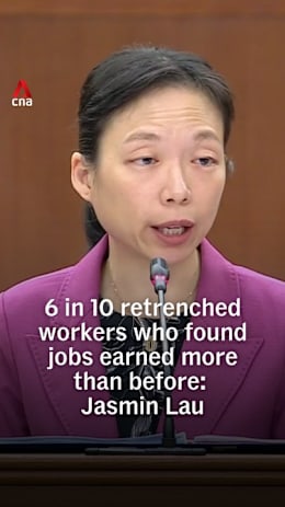 6 in 10 retrenched workers who found jobs earned more than before: Jasmin Lau