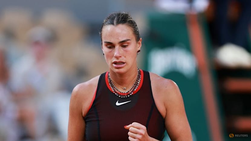 Top seed Sabalenka survives first set wobble to beat Jacquemot