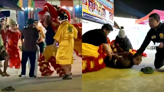 三度闯警家盗窃得逞 曼谷小偷被乔装舞狮警察擒获