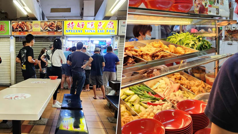 Unusual Yong Tau Foo Stall Opens From 1.30am For Supper-Goers, Attracts Long Queues