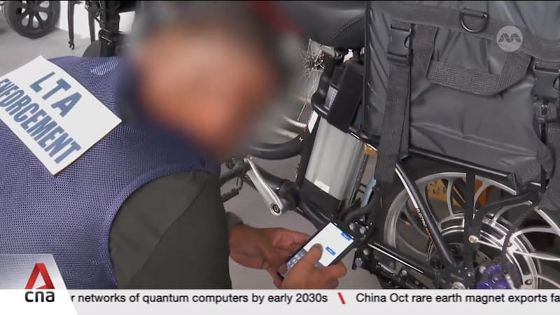 LTA seizes 30 non-compliant mobility devices in three-day operation to tackle rise in fires