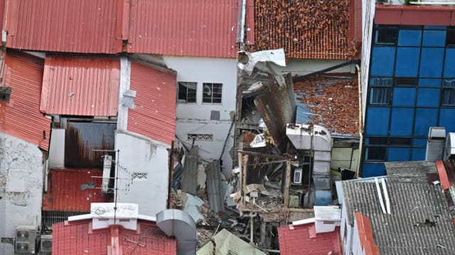 民防：赛阿威路餐馆坍塌 店内或因易燃气体积聚发生爆炸