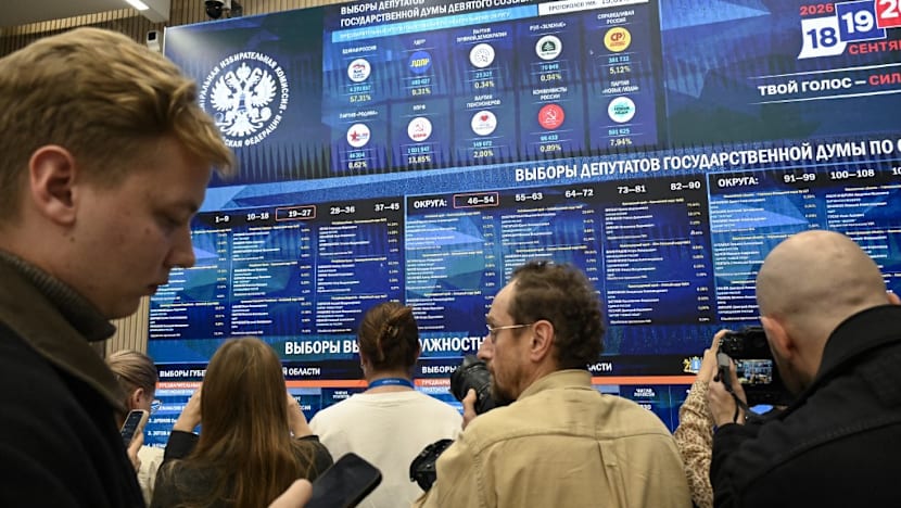 Putin's party secures record score in Russia election