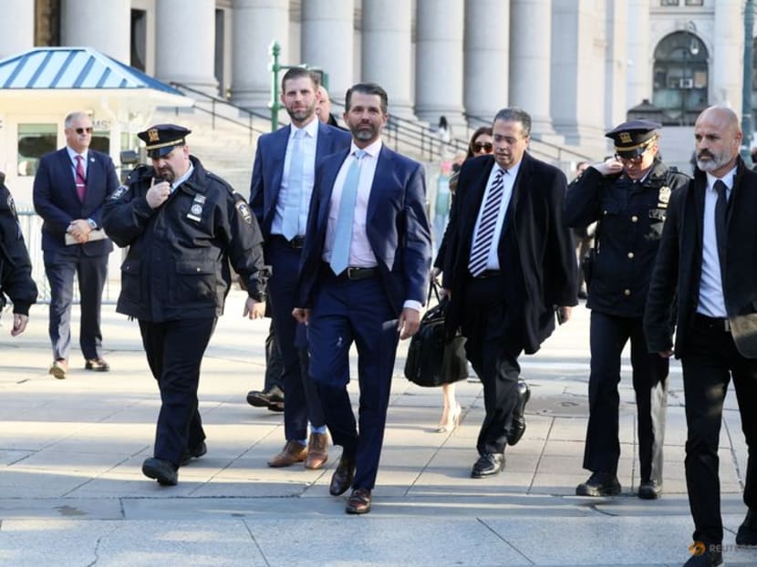 At NY trial, Eric and Donald Trump Jr say they were not aware of fraud