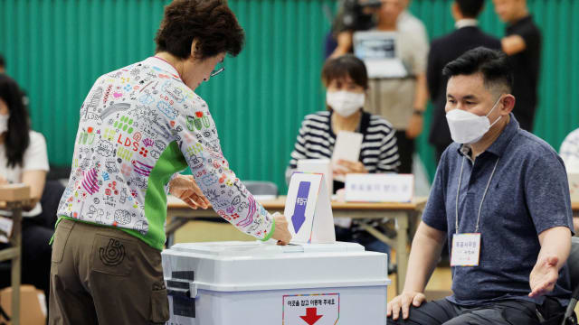 韩国今天举行总统选举