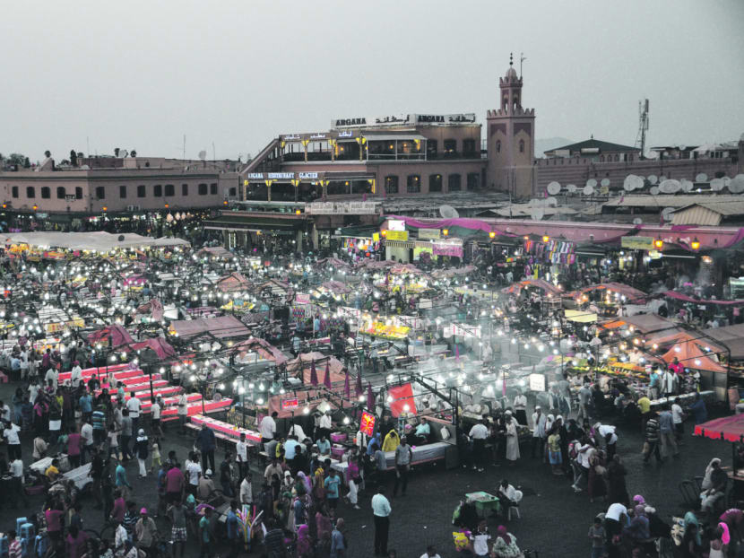 Exploring the red city of Morocco