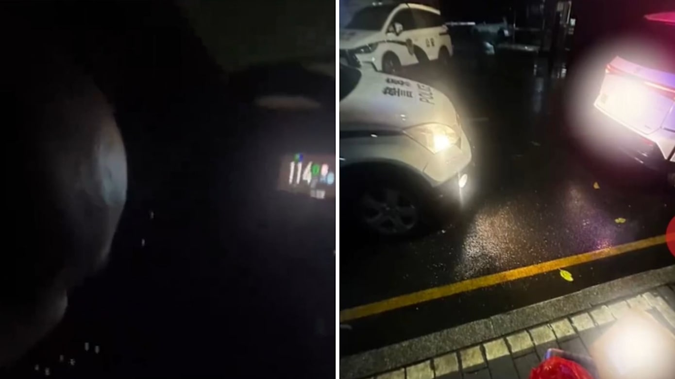 中国私召车司机开智驾频打瞌睡 女乘客报警求助