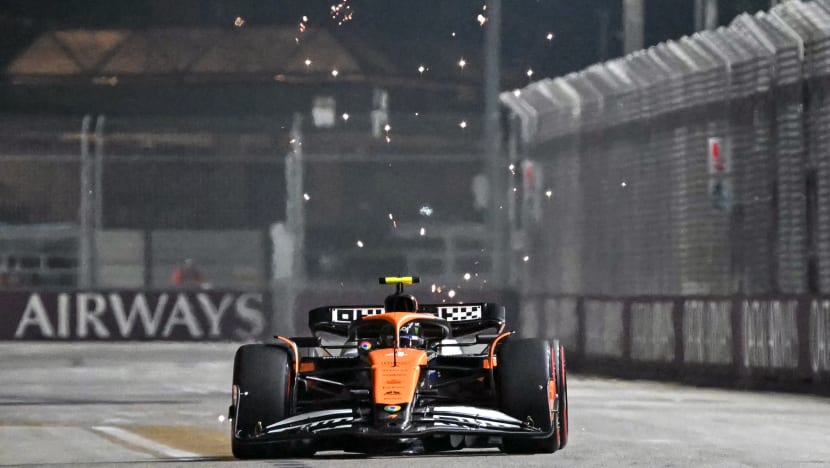 Norris unggul dalam sesi latihan F1 di SG, Russel terbabas