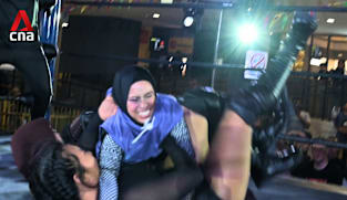 The women in hijab on Singapore's pro wrestling scene