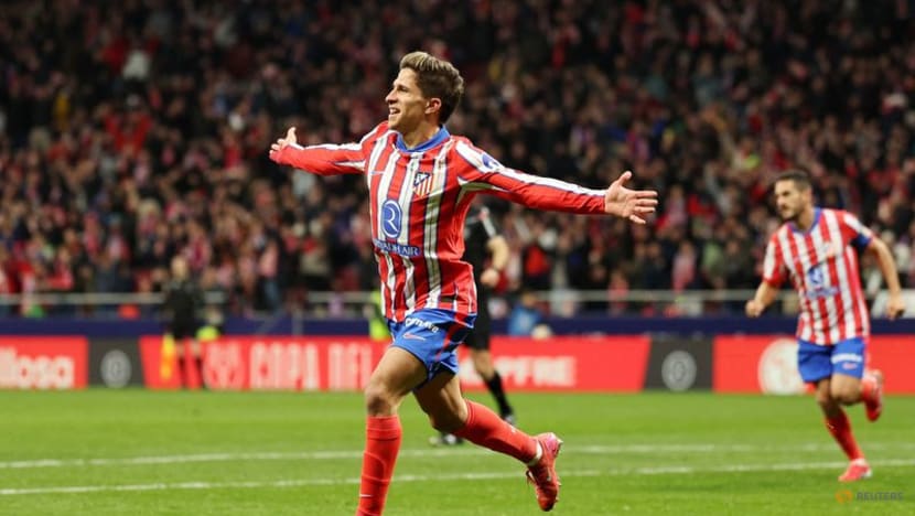 Simeone at the double as Atletico thrash Getafe to reach semis