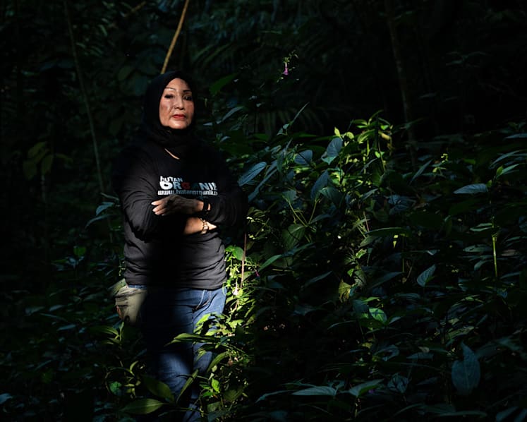'Be a tiger' – a woman's fight to turn barren land into lush forest in Indonesia