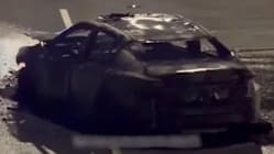 மத்திய விரைவுச்சாலையில் விபத்து - தீப்பற்றி எரிந்த டாக்சி