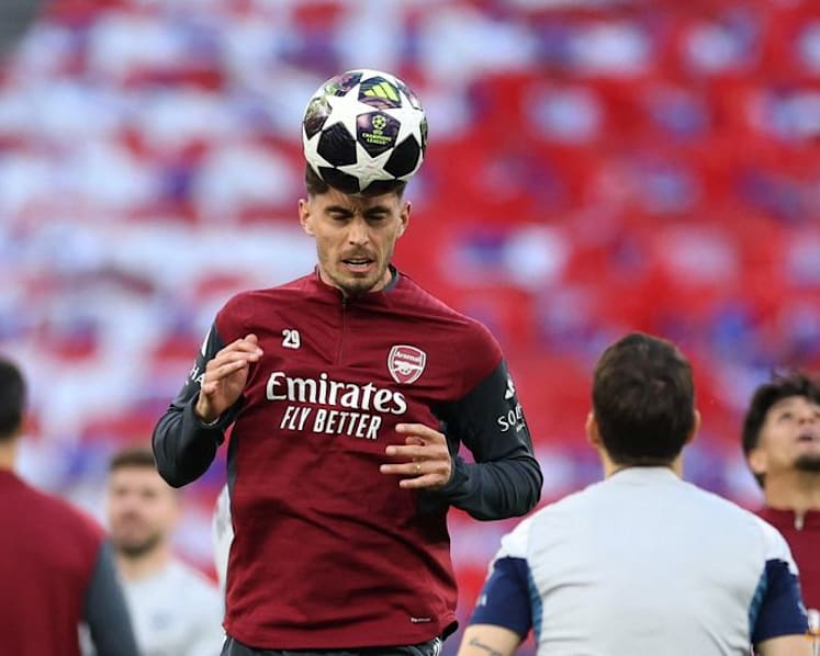 Timber on the bench, Havertz starts for Arsenal against PSG in Champions League final