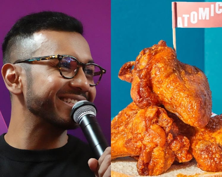 Customers who want to eat the spiciest fried chicken at Taufik Batisah's restaurant must sign an indemnity form