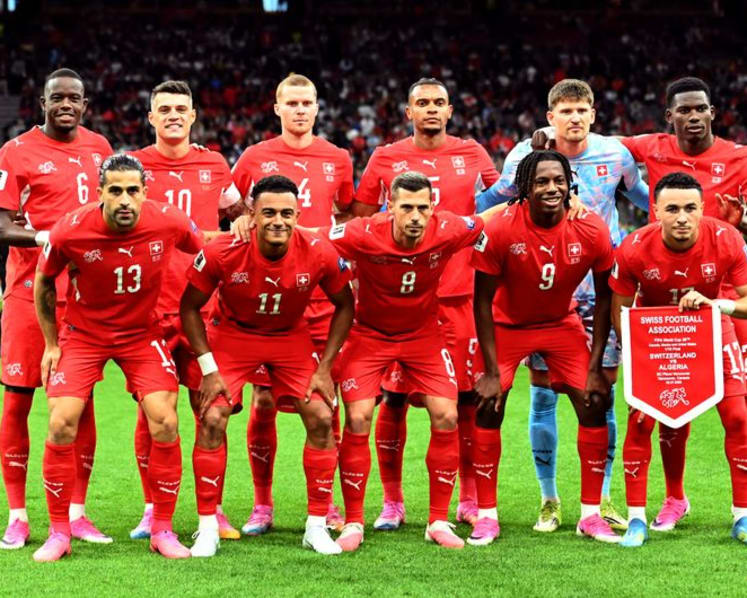 Swiss expect toughest challenge yet from Colombia in last 16