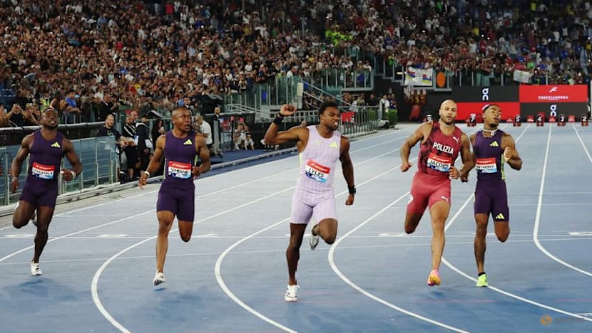 Lyles storms to victory, Alfred beats Jefferson-Wooden at Rome Diamond League