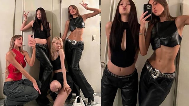 BLACKPINK Rosé、Jennie合体　养眼照曝光网嗨翻