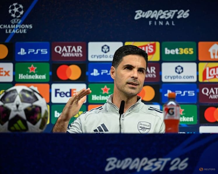 Arteta's Arsenal hungry for history against PSG after title win