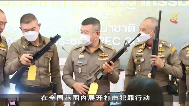 为确保亚太经合峰会安全进行 泰警逮捕6万多名枪械毒品嫌犯