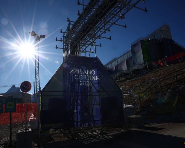 Organisers rush to complete Milano-Cortina sliding centre, hockey venue