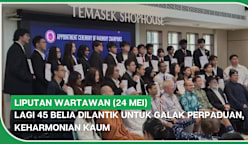 LIPUTAN WARTAWAN (24 Mei) | Lagi 45 belia dilantik untuk galak perpaduan, keharmonian kaum