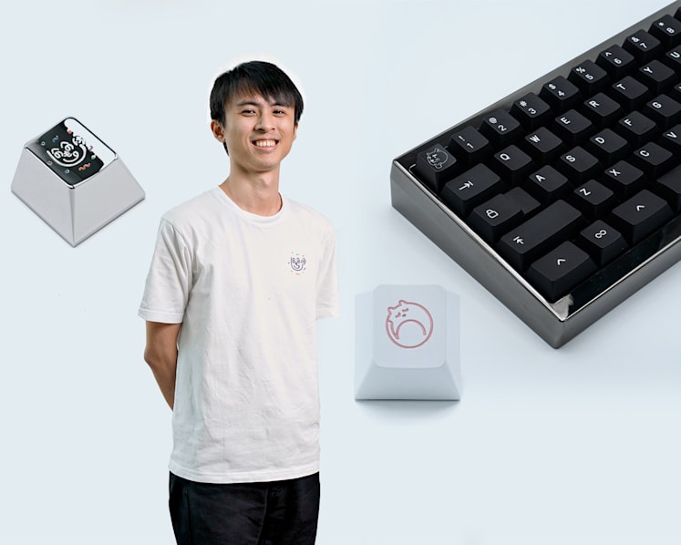 What made this former teacher go into the business of customising mechanical keyboards? 