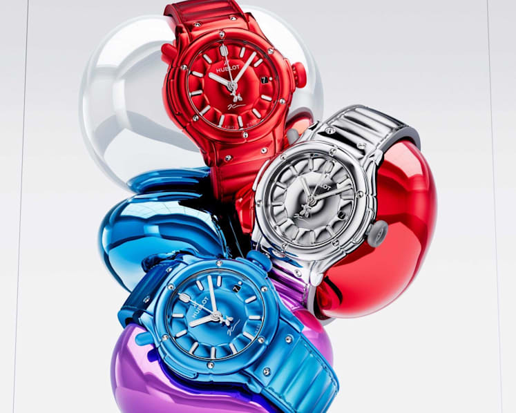 Hublot and Jeff Koons transform the Classic Fusion watch into wearable pop art
