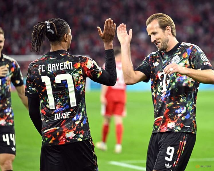 Kane breaks record and Olise hits treble as Bayern thrash Union 7-0