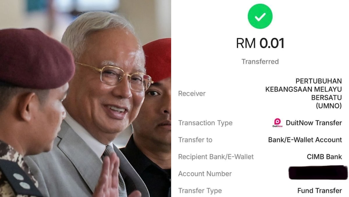 Najib Razak’s crowdfunding drive draws support and ridicule, including one-cent donations - CNA