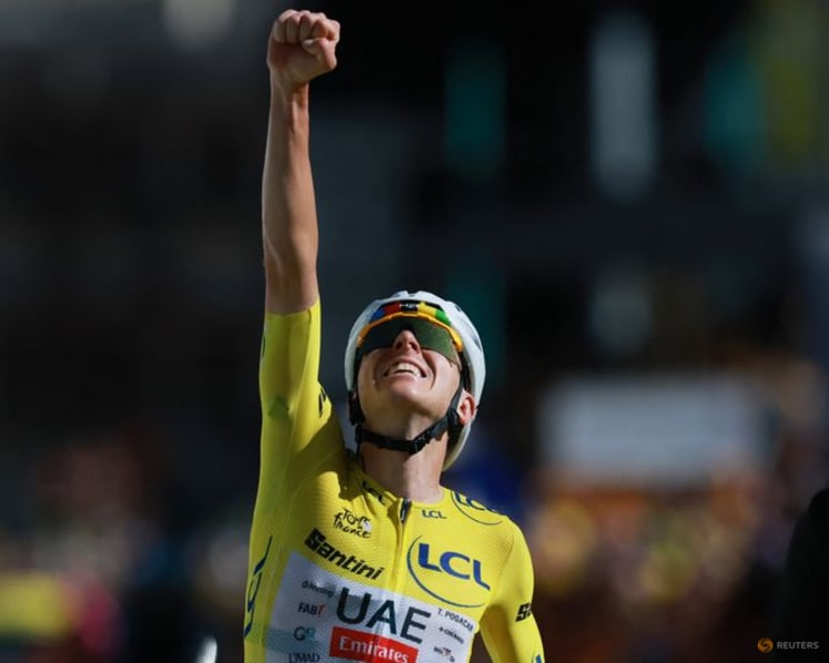 Brilliant Pogacar climbs Alpe d'Huez in record time to win Tour stage 19