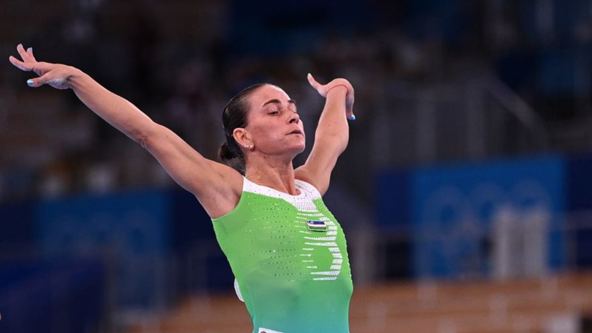 Gymnastics-Chusovitina turns 50 and flies to silver in World Challenge Cup