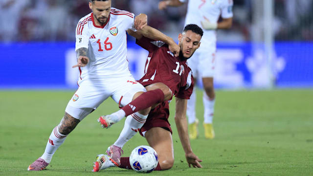 世界杯亚洲区外围赛：卡塔尔2比1击败阿联酋