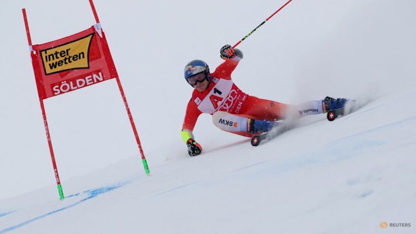 Alpine skiing-Switzerland's Odermatt opens season in style with giant slalom triumph in Soelden