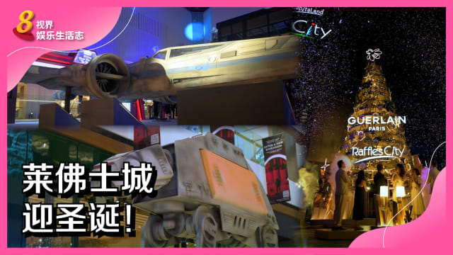 莱佛士城购物中心迎圣诞！
