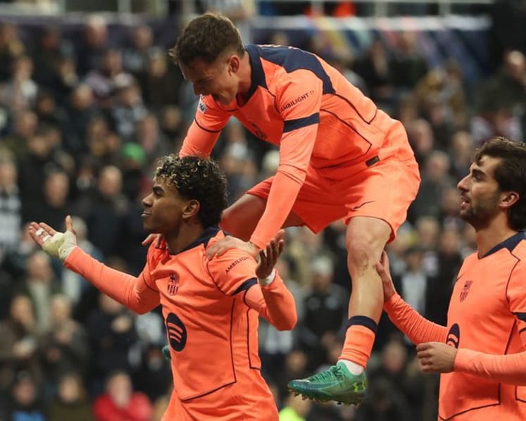 Heartbreak for Newcastle as Yamal's late penalty rescues draw for Barca